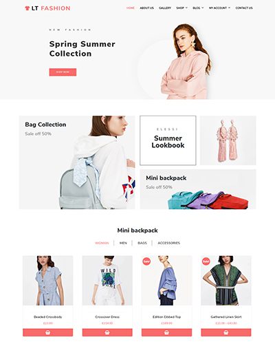 Lt Fashion – Free Clothes Shop Hikashop Joomla Template