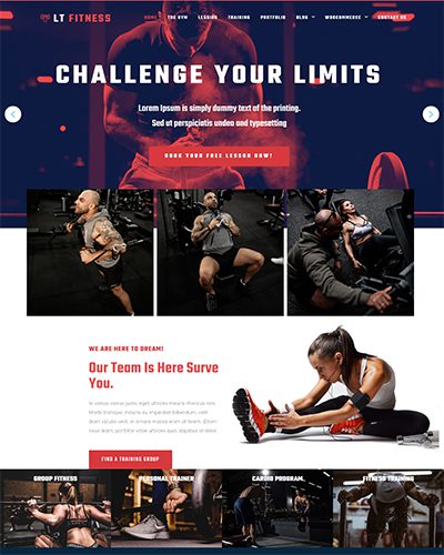 Lt Fitness Onepage – Onepage Fitness Joomla Template