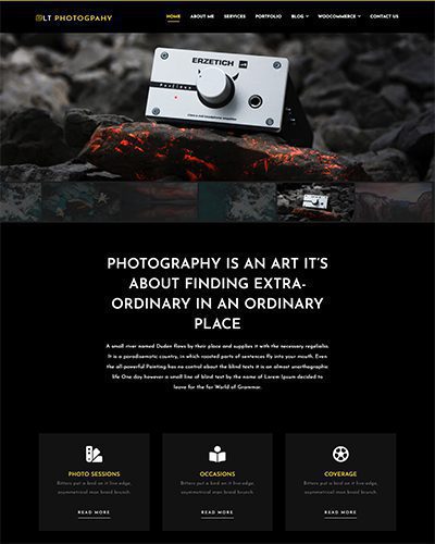 Lt Photography Onepage – Free One Page Photography Joomla Template