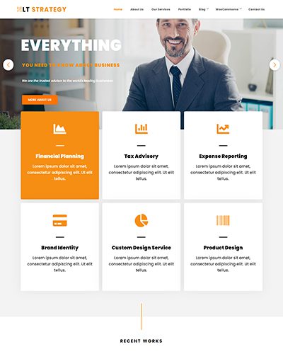 Lt Strategy Onepage – Free Responsive Business / Creative Onepage Wordpress Theme