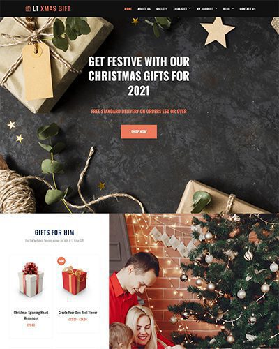 Lt Xmas Gift – Free Responsive Wordpress Christmas Theme
