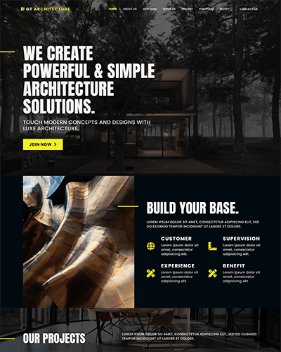Architecture Joomla Template: Gt Architecture