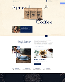 Free Responsive Coffee Joomla Template: Gt Coffee