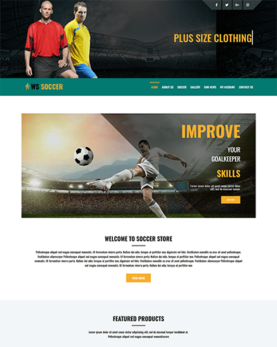 Ws Soccer – Responsive Sport Clubs Woocommerce Wordpress Theme